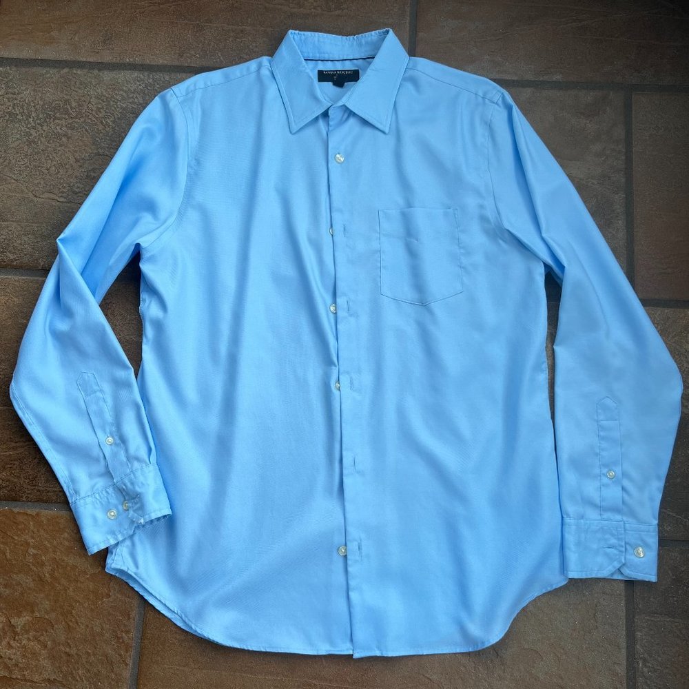 Banana Republic Factory Blue Dress Shirt
